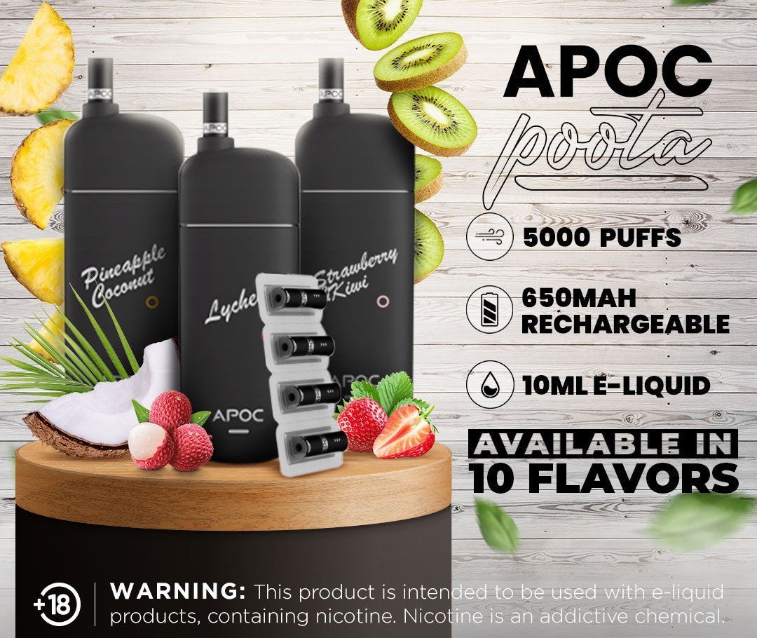 APOC POOTA FILTER 5000 PUFFS