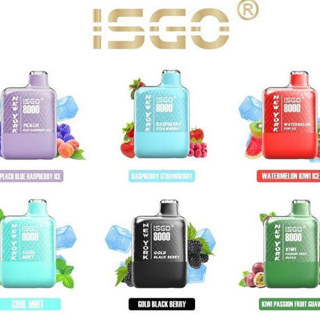 ISGO NEW YORK 8000 PUFFS