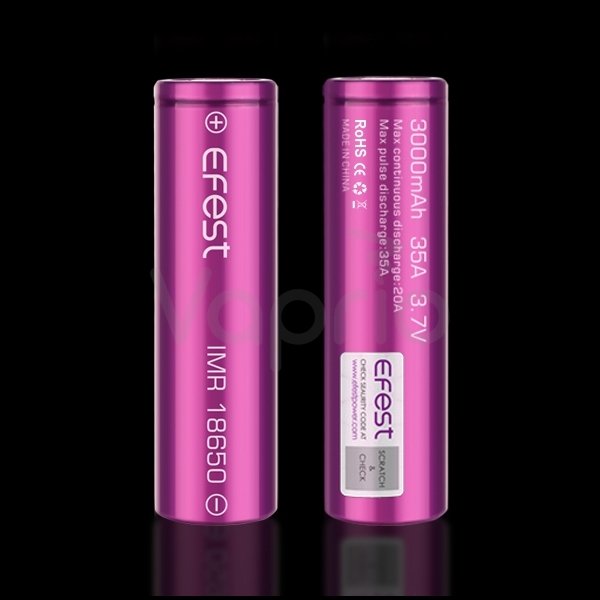 EFEST Rechargeable Original Vape Battery