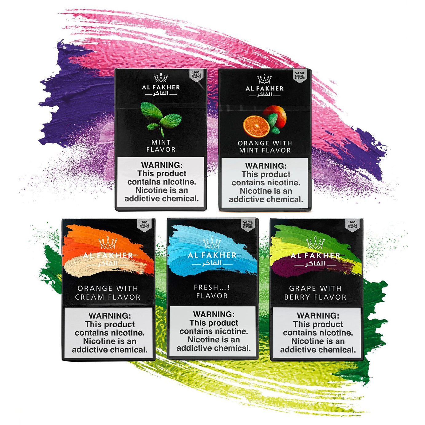 AL FAKHER SHISHA FLAVOURS 50GM