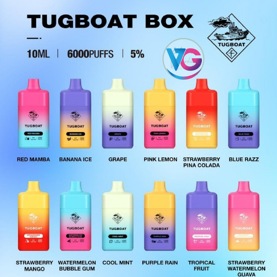 TUGBOAT BOX 6000 PUFFS